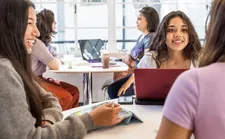 Students Inside Cafeteria at Chalon