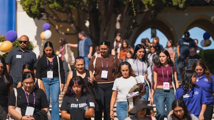 Prospective students at the Fall 2025 Open House at the Chalon Campus.