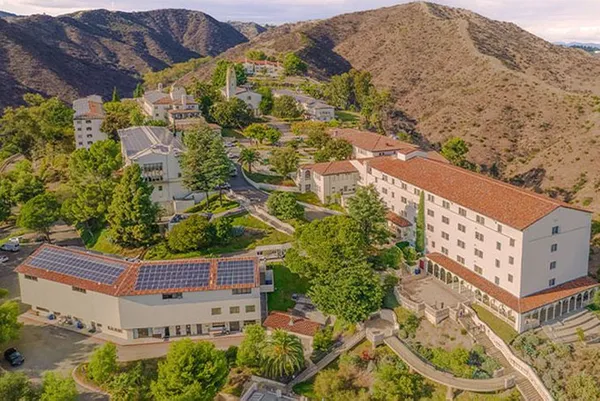 aerial view of chalon campus buildings