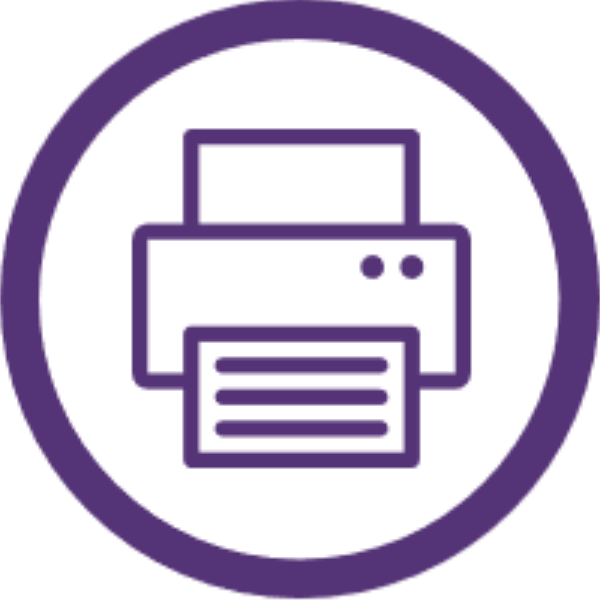 print copy scan icon - printer